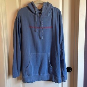 Harry Styles Treat People with Kindness blue hoodie